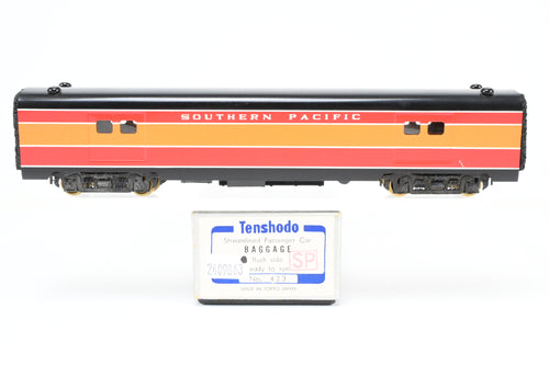 HO Brass PFM - Tenshodo SP -Southern Pacific Baggage Flush Side Factory Painted Daylight