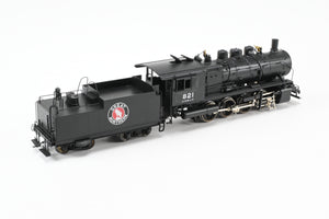 HO Brass CON PFM -Tenshodo GN - Great Northern C-1 0-8-0 Switcher Factory Painted #821 w/TPE Suspension 1985 Run