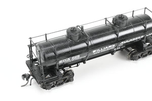 HO Brass W&R Enterprises Various Roads HTCX 10,000 Gallon 3-Dome Tank Car With High Walkway C/P Williams Molasses Co.