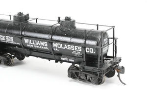 HO Brass W&R Enterprises Various Roads HTCX 10,000 Gallon 3-Dome Tank Car With High Walkway C/P Williams Molasses Co.