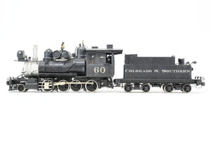 On3 Brass PSC - Precision Scale Co. C&S - Colorado & Southern #60 2-8-0 Custom Painted & Weathered