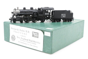 HO Brass NERS - New England Rail Service B&M -Boston & Maine Class J-1  4-4-2 Atlantic CP No. 3236