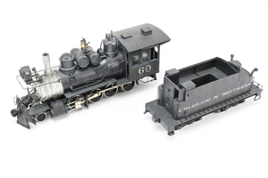 On3 Brass PSC - Precision Scale Co. C&S - Colorado & Southern #60 2-8-0 Custom Painted & Weathered