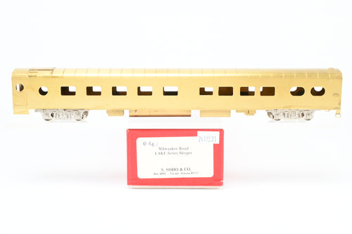 HO Brass Soho MILW - Milwaukee Road Lake Series Sleeper