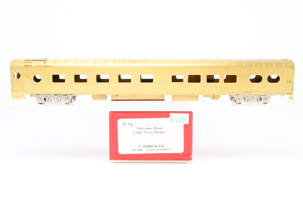HO Brass Soho MILW - Milwaukee Road Lake Series Sleeper
