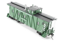 Load image into Gallery viewer, HO NEW Brass NBL - North Bank Line SN - Sacramento Northern Caboose #1632 Square End FP Green
