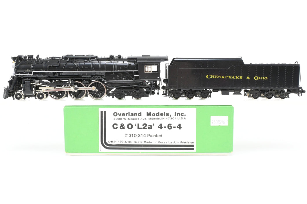 HO Brass OMI - Overland Models C&O - Chesapeake & Ohio L2a 4-6-4 Hudson Rotary Poppet Valve FP