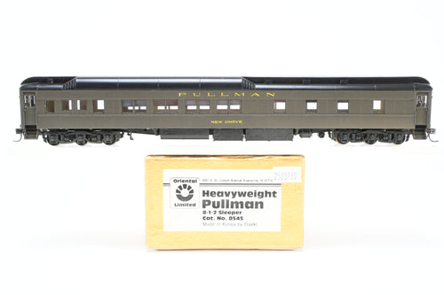 HO Brass Oriental Limited Various Roads Pullman Heavyweight 8-1-2 Sleeper w/Ice AC C/P “New Grove”