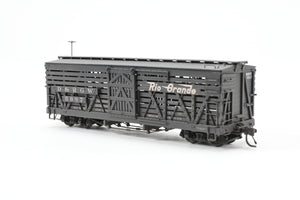 HOn3 Blackstone Models D&RGW - Denver & Rio Grande Western 30' Stock Car Flying Grande No. 5687 Weathered