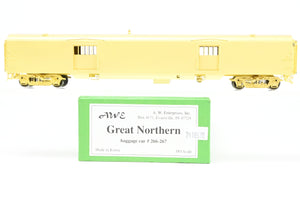 HO Brass A. W. Enterprises GN - Great Northern Streamlined Baggage Car #266-267