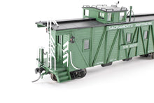 Load image into Gallery viewer, HO NEW Brass NBL - North Bank Line SN - Sacramento Northern Caboose #1632 Square End FP Green
