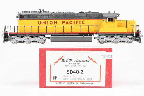 HO Brass E&P Associates UP - Union Pacific EMD SD-40-2 PH. Ia FP Large Lettering No Number