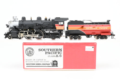 HO Brass Westside Model Co. SP - Southern Pacific Class A-6 Atlantic 4-4-2 F/P Daylight #3000