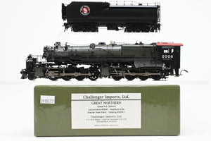 HO Brass CON  CIL - Challenger Imports GN - Great Northern Class N-3 2-8-8-0 w/Vestibule Cab FP Glacier Park Paint Scheme #2008