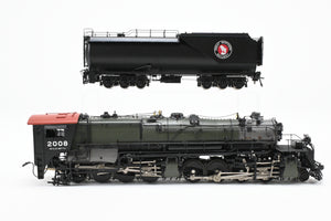 HO Brass CON  CIL - Challenger Imports GN - Great Northern Class N-3 2-8-8-0 w/Vestibule Cab FP Glacier Park Paint Scheme #2008