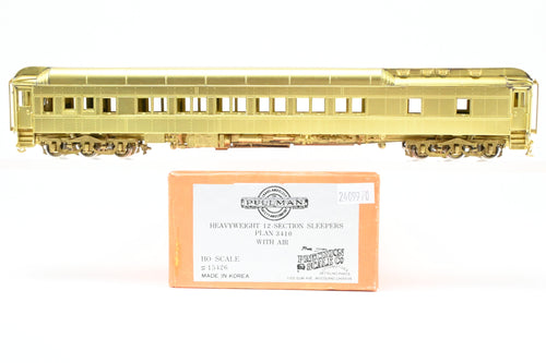 HO Brass PSC - Precision Scale Co. Various Roads Pullman Heavyweight 12-Section Sleeper Plan 3410 With Air