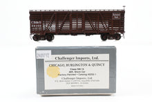 Load image into Gallery viewer, HO Brass CIL - Challenger Imports CB&amp;Q - Burlington Route Class SM-16 36&#39; Stock Car FP No. 59103
