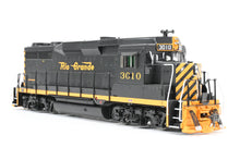 Load image into Gallery viewer, HO Brass CON OMI - Overland Models, Inc. D&amp;RGW - Denver And Rio Grande Western EMD GP30 FP Black/Orange #3010 w/ DCC
