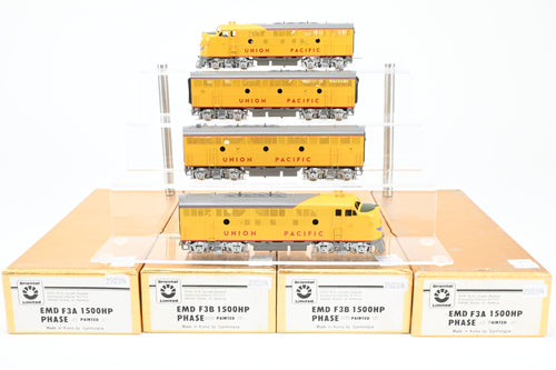 HO Brass Oriental Limited UP - Union Pacific EMD F3A/F3B/F3B/F3A PH II/I/I/II 1500 HP 4-Unit Set FP