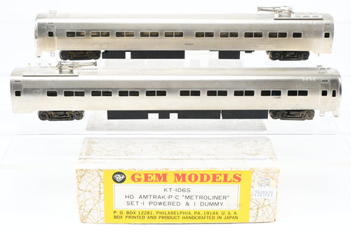 HO Brass Gem Models PC - Penn Central/Amtrak Budd 