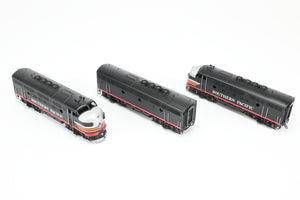 HO Brass Oriental Limited SP - Southern Pacific EMD F3A/F3B/F3A 1500 HP Phase II/II Set Factory Painted Black Widow