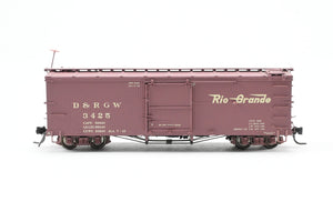 HOn3 Blackstone Models D&RGW - Denver & Rio Grande Western 30' Box Car Flying Grande Herald No. 3425