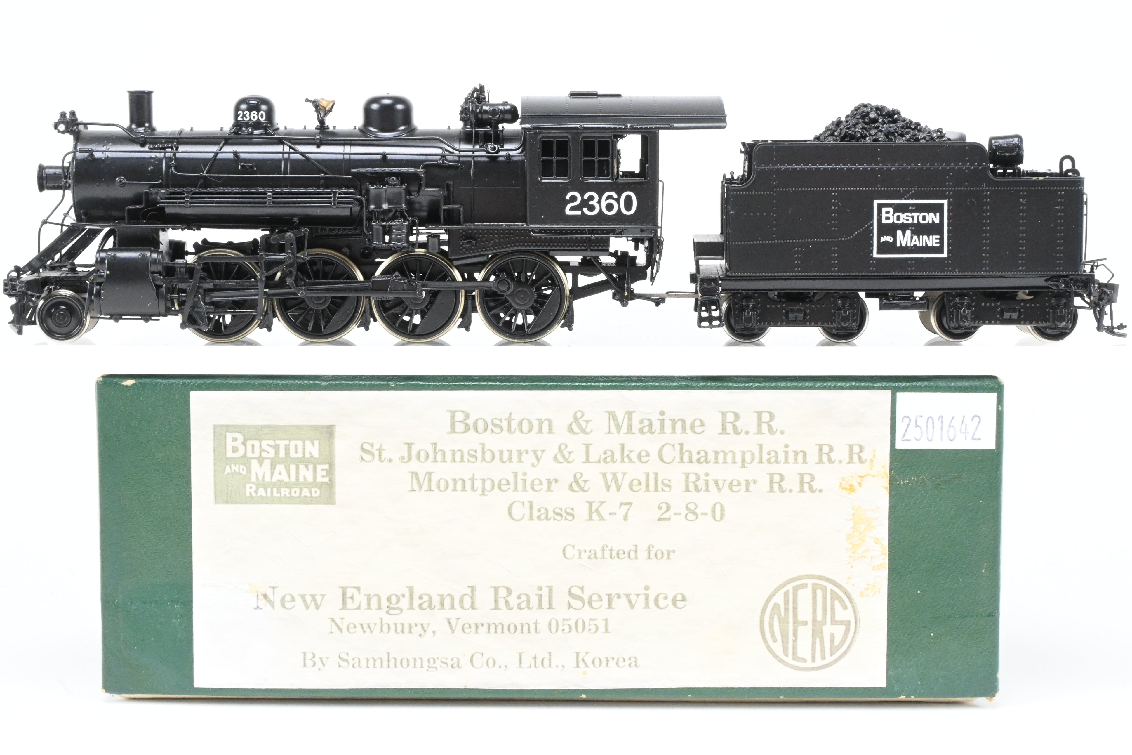 HO Brass NERS - New England Rail Service B&M - Boston