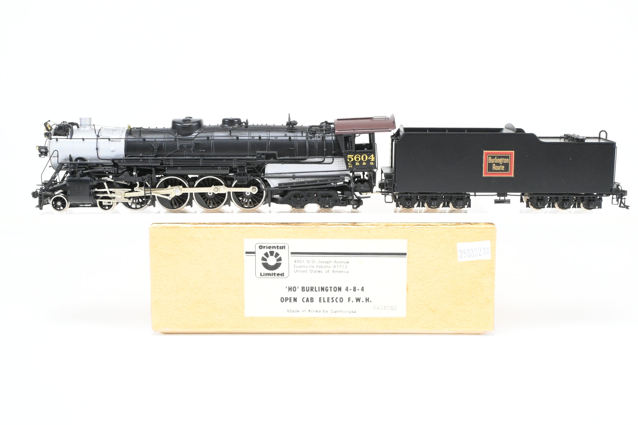 HO Brass CON Oriental Limited CB&Q - Burlington Route O-5 4