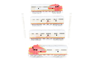 HO Brass Oriental Limited ATSF - Santa Fe EMD F7 Phase II 1500 HP A/B/B/A Set Factory Plated and Painted