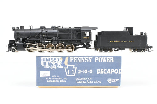 HO Brass PFM - United PRR - Pennsylvania Railroad I-1 2-10-0 Decapod Custom Painted