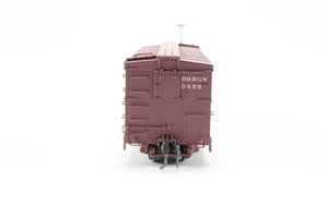 HOn3 Blackstone Models D&RGW - Denver & Rio Grande Western 30' Box Car Flying Grande Herald No. 3425