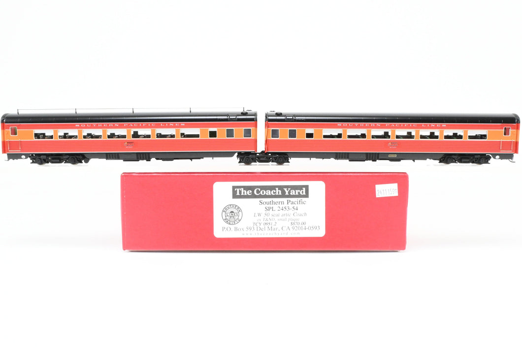 HO Brass CON TCY - The Coach Yard SP - Southern Pacific Articulated Chair No. 2453-2455 FP with Interior (ex T&NO)