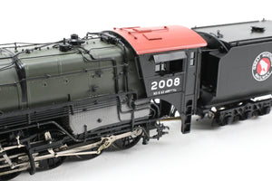 HO Brass CON  CIL - Challenger Imports GN - Great Northern Class N-3 2-8-8-0 w/Vestibule Cab FP Glacier Park Paint Scheme #2008