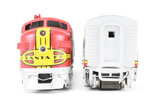 HO Brass Oriental Limited ATSF - Santa Fe EMD F7 Phase II 1500 HP A/B/B/A Set Factory Plated and Painted