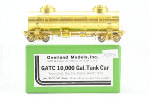 HO Brass OMI - Overland Models, Inc. Various Roads GATC 10,000 Gallon Insulated Two Dome Tank Car
