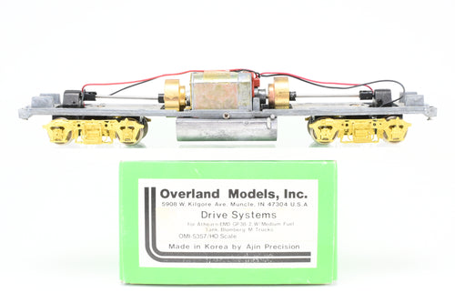 HO Brass OMI - Overland Models Inc. Various Roads Drive Systems For EMD GP38-2 w/Blomberg M Trucks & Medium Fuel Tank