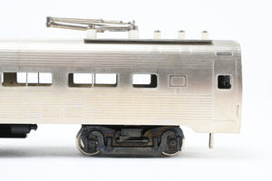 HO Brass Gem Models PC - Penn Central/Amtrak Budd "Metroliner" 2-Car Set (1 Powered/1 Dummy) Factory Plated, Unlettered