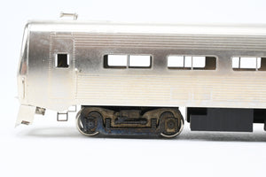 HO Brass Gem Models PC - Penn Central/Amtrak Budd "Metroliner" 2-Car Set (1 Powered/1 Dummy) Factory Plated, Unlettered