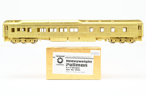 HO Brass Oriental Limited Various Roads Pullman Heavyweight 8-1-2 Sleeper w/Ice A/C