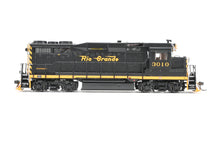 Load image into Gallery viewer, HO Brass CON OMI - Overland Models, Inc. D&amp;RGW - Denver And Rio Grande Western EMD GP30 FP Black/Orange #3010 w/ SoundTraxx DCC &amp; Sound
