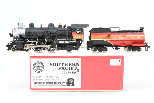 HO Brass Westside Model Co. SP - Southern Pacific Class A-6 Atlantic 4-4-2 F/P Daylight #3000