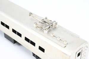 HO Brass Gem Models PC - Penn Central/Amtrak Budd "Metroliner" 2-Car Set (1 Powered/1 Dummy) Factory Plated, Unlettered