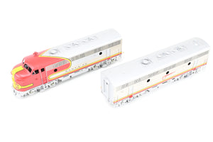 HO Brass Oriental Limited ATSF - Santa Fe EMD F7 Phase II 1500 HP A/B/B/A Set Factory Plated and Painted