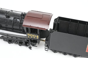 HO Brass CON Oriental Limited CB&Q - Burlington Route O-5 4-8-4 Open Cab Elesco FWH FP No. 5604