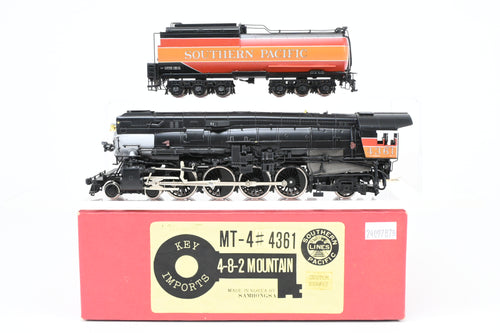 HO Brass CON Key Imports SP - Southern Pacific MT-4 4-8-2 Semi-Streamlined Mountain FP Partial Daylight #4361