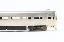 Load image into Gallery viewer, HO Brass Gem Models PC - Penn Central/Amtrak Budd &quot;Metroliner&quot; 2-Car Set (1 Powered/1 Dummy) Factory Plated, Unlettered
