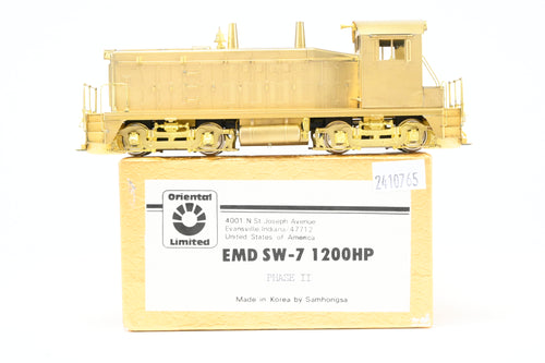 HO Brass Oriental Limited Various Roads EMD SW-7 1200HP Switcher Phase II Version