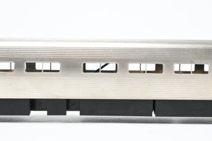 HO Brass Gem Models PC - Penn Central/Amtrak Budd "Metroliner" 2-Car Set (1 Powered/1 Dummy) Factory Plated, Unlettered