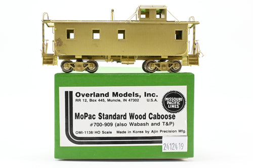 HO Brass OMI - Overland Models, Inc. MP - Missouri Pacific Standard Wood Caboose #700 - 909 (also Wabash and T&P)