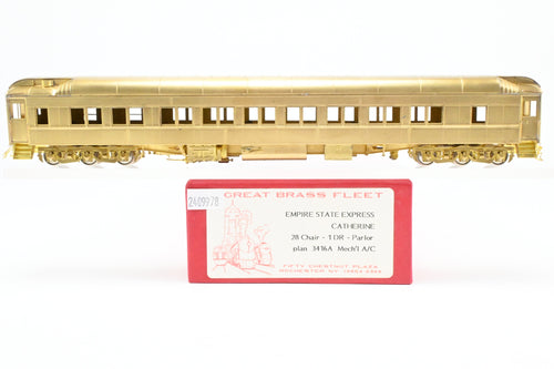 HO Brass Great Brass Fleet NYC - New York Central Empire State Express “Catherine” 28 Chair-1DR-Parlor Car